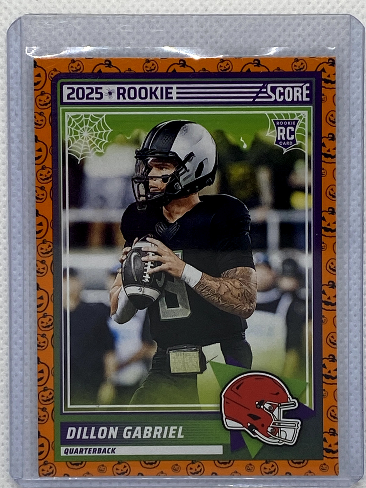 2025 Score A Treat Dillon Gabriel Pumpkins Rookie No. 41 Browns