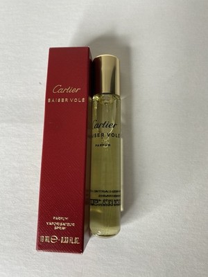 Cartier Baiser Vole Parfum Spray Travel Size ,Refillable Authentic 