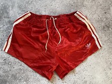 Vintage Adidas Made In West Germany Shorts Football Soccer Red Size 6