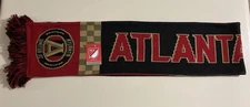 Atlanta United FC Red Black MLS Stitched Scarf New with Tags Ruffneck 2017 RARE