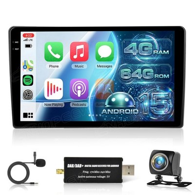 DAB+ 4+64GB Android 15 Autoradio Carplay Für Opel Corsa C/D Zafira B Astra G H