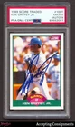 1989 Score Rookie Traded #100T Ken Griffey Jr. RC Rookie Signed AUTO PSA 9 MINT