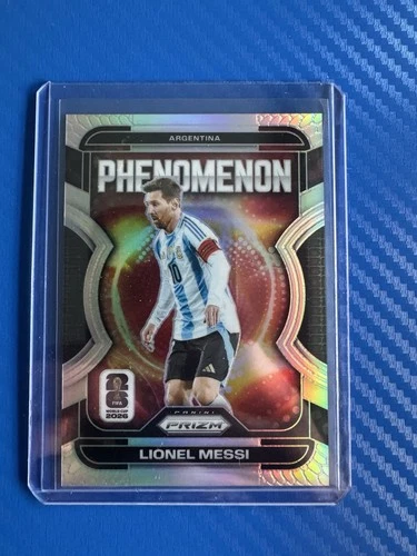 2026 Panini Prizm FIFA World Cup Lionel Messi Phenomenon Silver Prizm #19