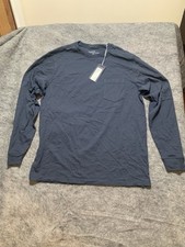 Vineyard Vines Men's Long Sleeve Pocket T-Shirt Blue Blazer Size Medium NEW NWT