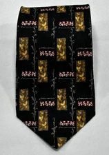 J Z Richard’s Mark Shale Tie Multicolored Abstract Silk Hand Crafted 57” x 4”