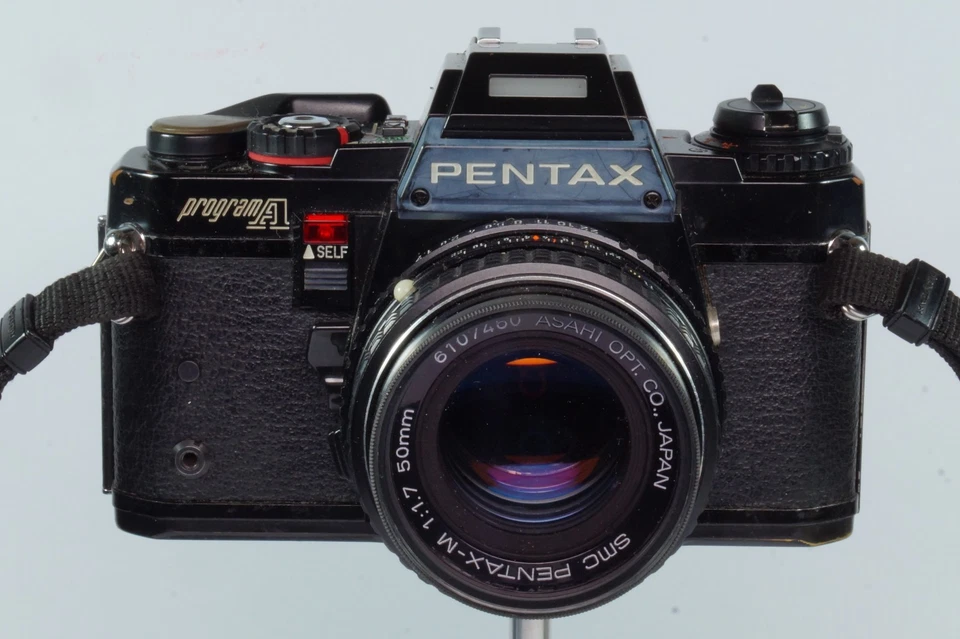Pentax Program A Body + 50mm f1.7 Takumar Prime Lens, Pentax Flash, ER Case. Etc - Image 2 of 4