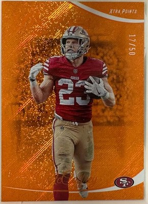 2023 Panini Prestige Christian McCaffrey #257 Xtra Points Orange #/50 🏈49ers🏈