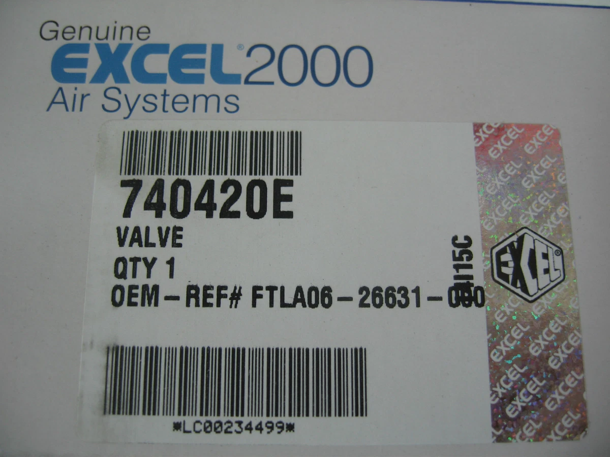 Fan Clutch Solenoid Valve Excel Brand # 740420E Ref.# Freightliner 