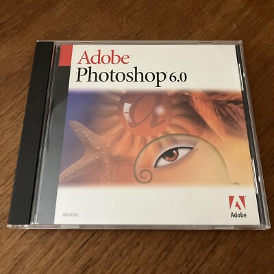 Adobe Photoshop 6.0 ~ UPGRADE ONLY ~ NO Serial Number
