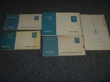 1975-1976 Mercedes Benz 450SL & 450SLC Owner Operator Manual User Guide Set xz