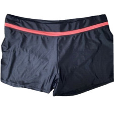 NEW ZeroXposur Swim Shorts Black/Pink Coral XXL
