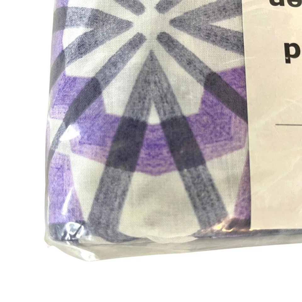 Juego de funda nórdica completo Vattenfrane púrpura gris blanco Queen y 2 fundas de almohada IKEA Foto 4 de 4