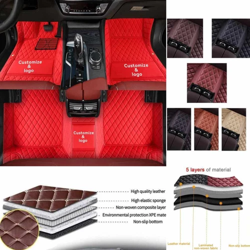 For Toyota Sequoia-Solara-Supra Car Floor Mats Custom Auto Carpets Waterproof - Imagen 28 de 40