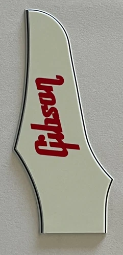 Parts Guitar Pickguard For Gibson Firebird "Logo"Truss Rod Cover 3 Ply Parchment