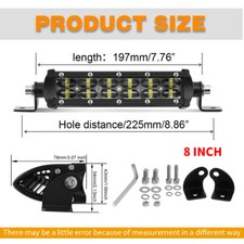 Slim Led Light Bar 814223252 Led Bar Spot Flood Combo Offroad 4x4 Truck Suv