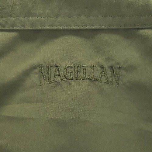 Magellan Shirt Mens Large Green Shooting Camouflage Padded Shoulder - Picture 11 of 12