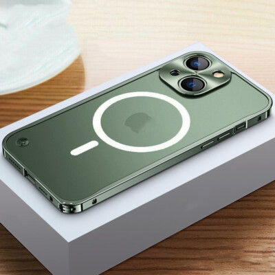 Shockproof Case For iPhone 16 15 Plus 14 13 Pro Max Mag Safe Magnetic Slim Cover