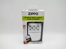 Zippo Hand Warmer Refillable Flameless Burner 12 Hours Silver