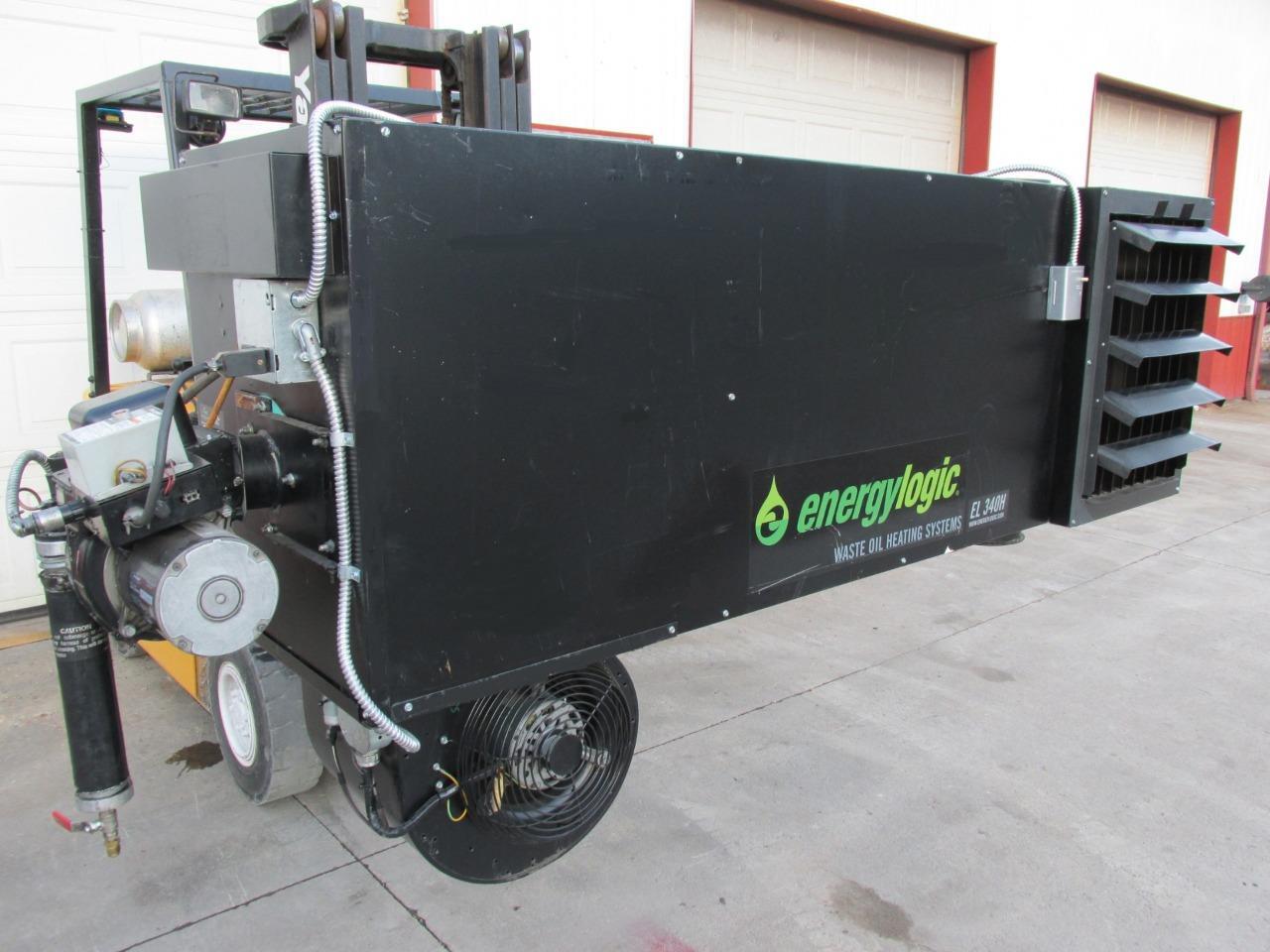 EnergyLogic Model EL 340H Waste Oil Heater / Furnace W burner u0026amp; Meter  Pump Recon | eBay