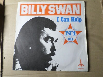Billy Swan, Vinyl Record 45 RPM, I Can Help, Vintage Vinyl