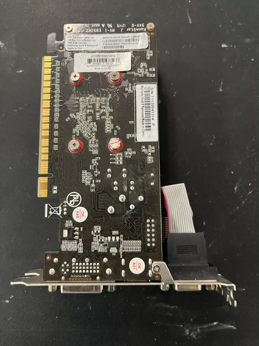 PNY NVIDIA GeForce GT 630 VCGGT6302XPB 2GB DDR3 PCI Express 2.0