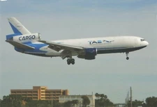 Postcard Airline TAB CARGO DC-10-30 CP-2555 CC7.