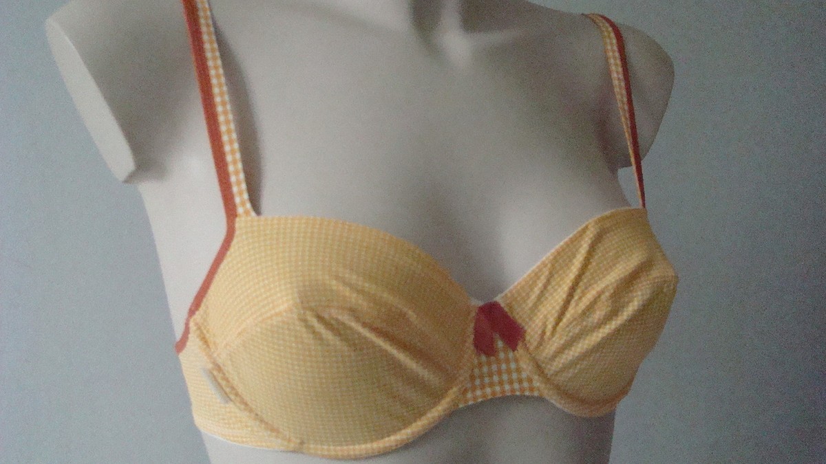 Soutien-gorge à Coques MARIE JO - Taille 85B - Neuf Avec étiquettes - Orange Vif