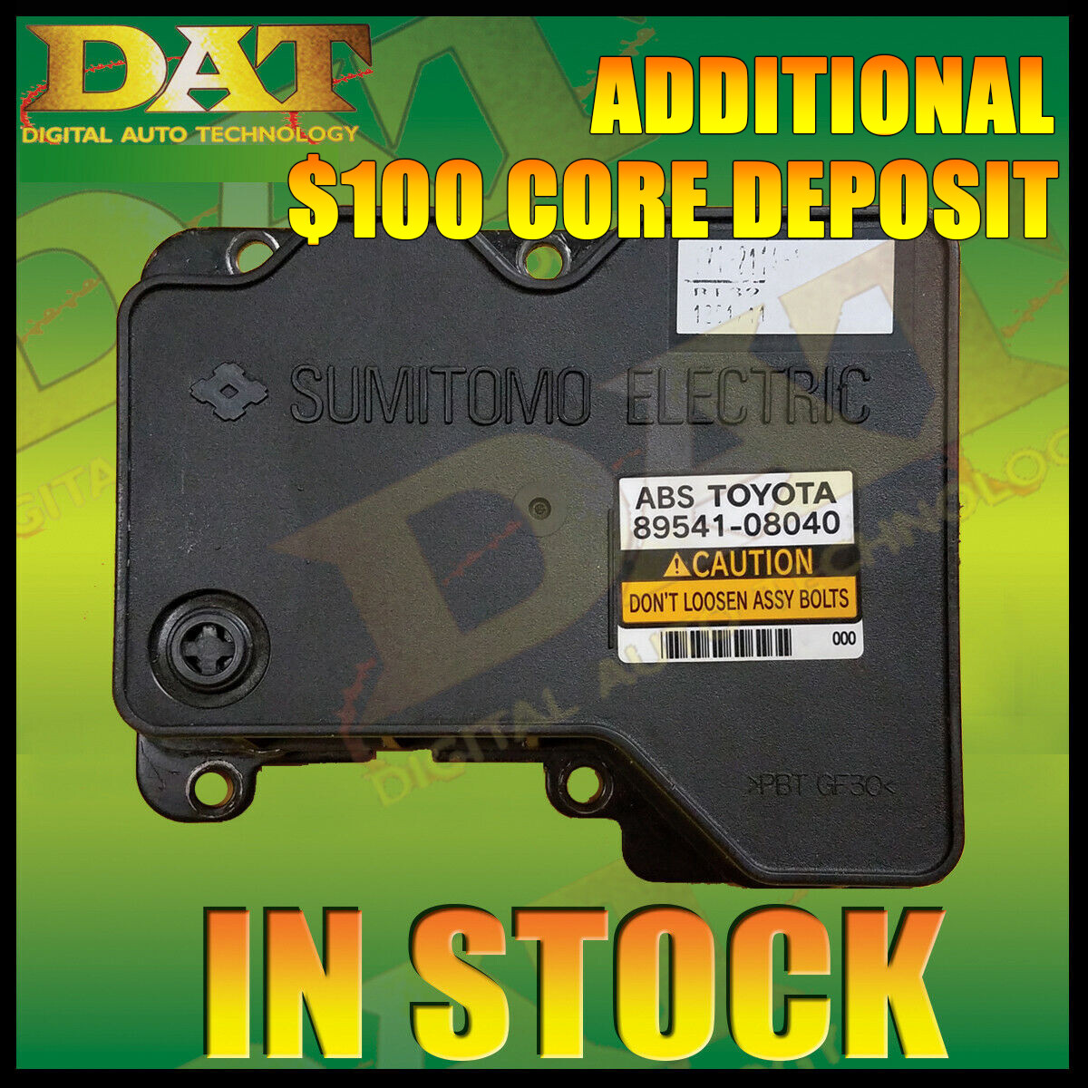 01 02 03 TOYOTA SIENNA ABS EBCM MODULE 89541-08040 EXCHANGE | eBay