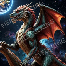 Dragon - Digital AI Art Image (4k HD) High Resolution Print Download