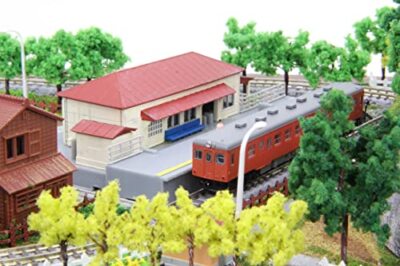 Rokuhan Z gauge wall-mounted diorama set S071-2 railway