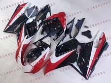 For Ducati 1198/1098/848 07-11 Blk Red White ABS Injection Bodywork Fairing Kit