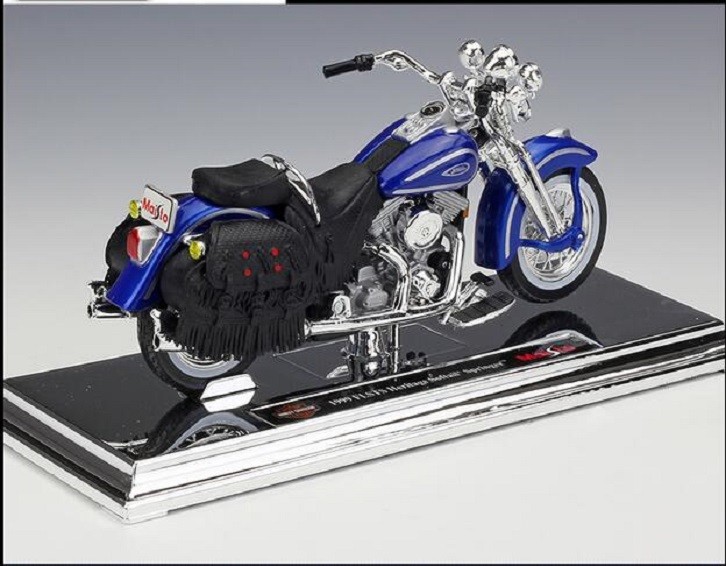 Maisto Harley-Davidson FLSTS Springer 白青 Maisto Harley-Davidson FLSTS Springer 白青 1997 Harley