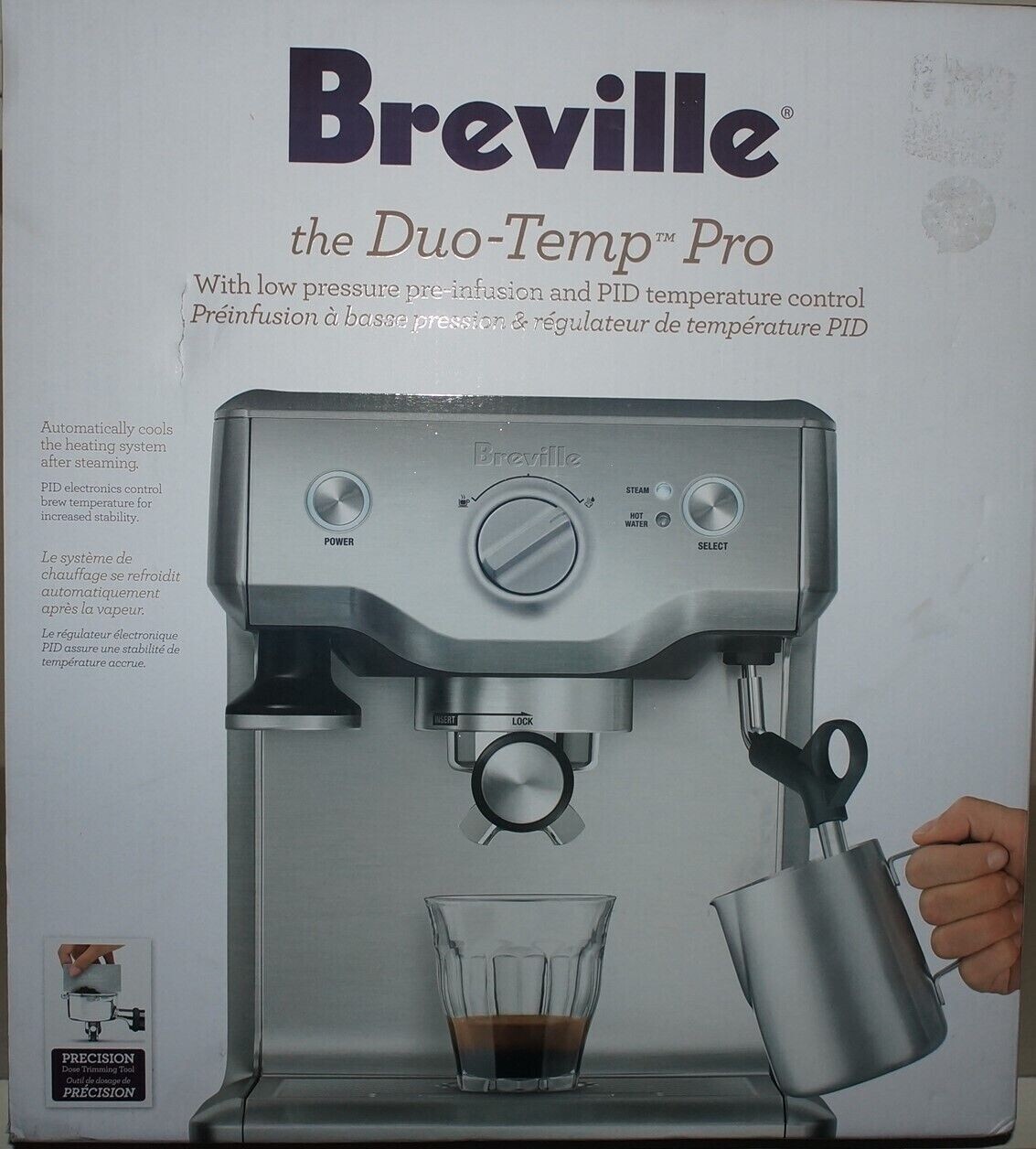 *Brand New* Breville Duo Temp Pro BES810BSS Espresso Machine Coffee