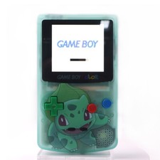 UV Print Game Boy Color GBC Game Console With OSD V5 Laminated Backlit LCD MOD