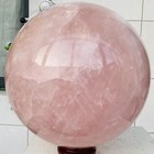 58.3LB Natural Pink Rose Quartz Sphere Crystal Ball Reiki Healing 26500g — photo 7