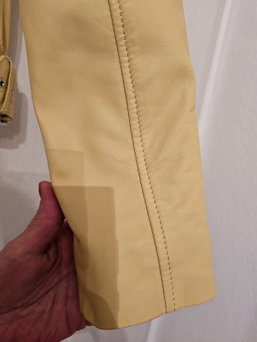 Zauberhafte, neuwertige Lederjacke, gelb, Oakwood, 36, Butterweich, gebraucht. - Bild 10 von 13