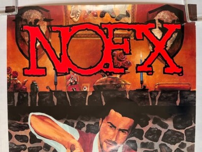 NOFX Eating More Lamb 1996 US ORG Epitaph PROMO POSTER Heavy