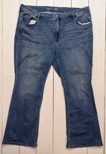 Old Navy Jeans Women's 24, Wow Flare, High Rise, Medium Blue, Lightly Used