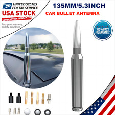 New Silver 5.3 Bullet Short Car Antenna Mast For 2021 Chevrolet Silverado 1500 New Silver 5.3 Bullet Short Car Antenna Mast For 2021 Chevrolet Silverado 1500