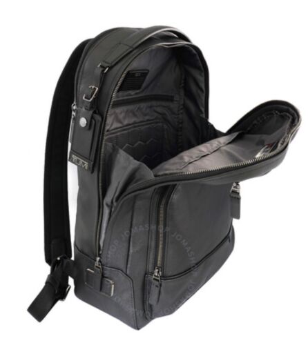 TUMI Harrison Warren Black Backpack Pebbled Leather - Picture 4 of 22