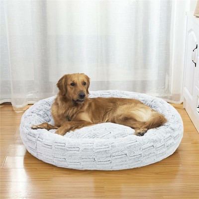 round dog bed