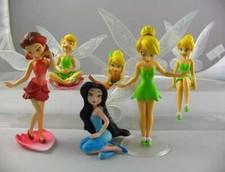 Lot de 6 figurines Fée Clochette NEUVES