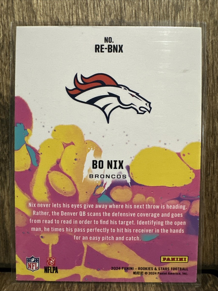 2024 Panini Rookies & Stars Bo Nix Rookie Exclusive #RE-BNX (RC