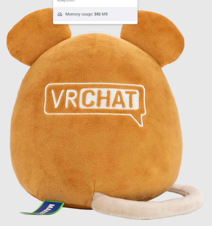 Official VRChat VRRat Plush Mascot Rat Plushie VRCat Cat Limited