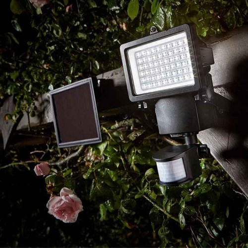 Solar Security Floodlight PIR Motion Sensor Spotlight Garden Wall Lighting 22cm - Picture 13 of 24