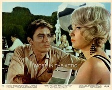 FRENCH PARISIAN JEANNE MOREAU ALAIN DELON ORIG YELLOW ROLLS ROYCE MGM STILL