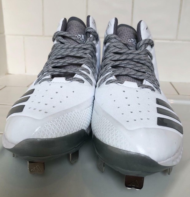 NEW Menâs Adidas SPG 753001 Baseball/Softball Cleats Size 7 White/Grey | eBay