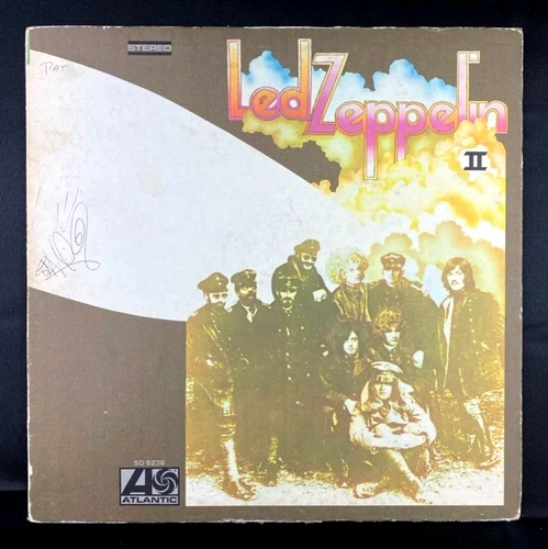 Led Zeppelin II VTG 12" album vinyl CTH press record LP, 33 RPM VG