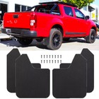 Carbon Fiber Style Mud Flaps Splash Mudguard 4 Piece For Holden Colorado RC RG