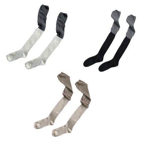 1 Pair Princess Style Dress Thigh High Socks Long Tube Frilly Socks